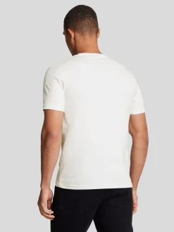T-Shirts En Hemden|Lyle & Scott Wit - T-shirt met ronde hals van katoen