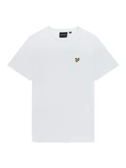 T-Shirts En Hemden|Lyle & Scott Wit - T-shirt met ronde hals van katoen