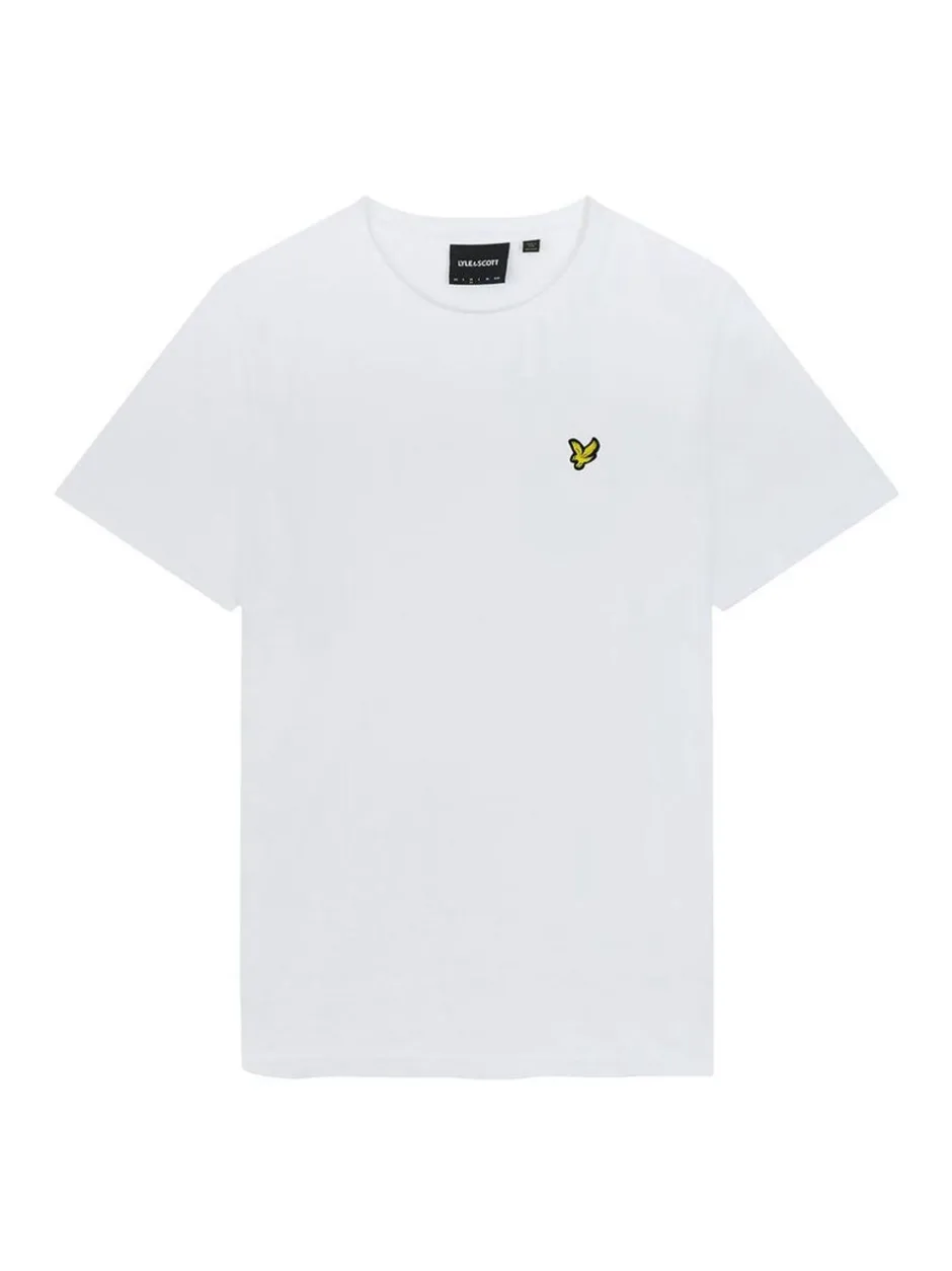 T-Shirts En Hemden|Lyle & Scott Wit - T-shirt met ronde hals van katoen