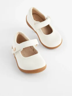 Babyschoenen|Next - Mary Jane-schoentjes voor eerste babypasjes Wit