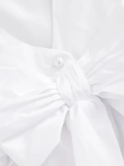 Gelegenheidskleding|Jurken*Next - Meisjesjurk met bloemen en strik van taft (3 mnd - 8 jr) Wit