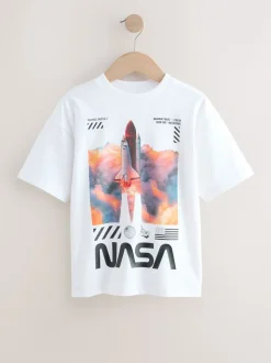 T-Shirts|Tops*Next - NASA T-shirt met korte mouwen (3-16jaar) Wit
