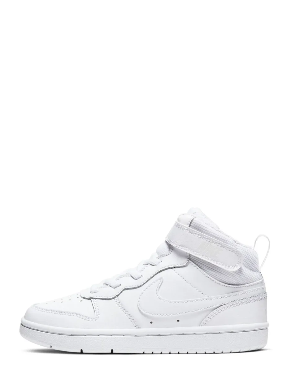 Sneakers|Sneakers|Nike Wit - - Junior Court Borough halfhoge sneakers