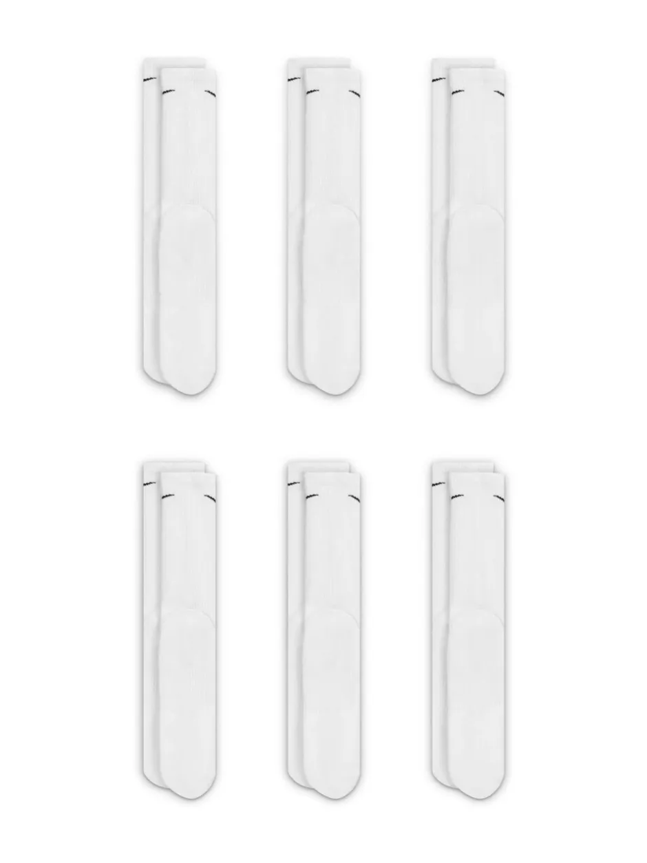 Sokken|Sokken|Nike Wit - Everyday Plus set van 6 paar verzachte trainingssokken