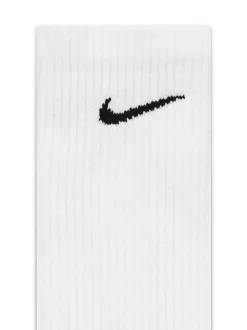 Sokken|Sokken|Nike Wit - Everyday Plus set van 6 paar verzachte trainingssokken