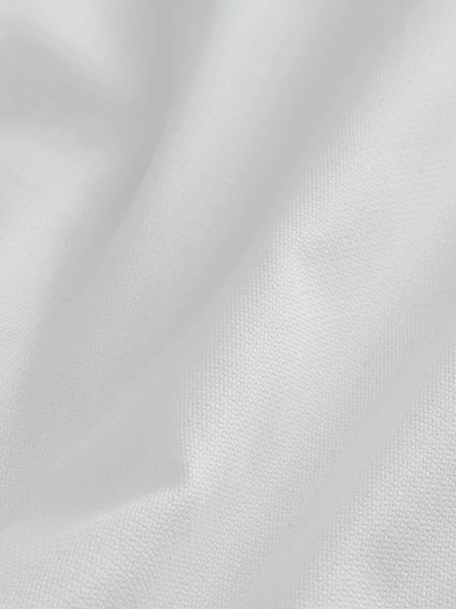 Formele Overhemden|Next Wit - Normale Pasvorm - Signature Textured Long Sleeve Shirt