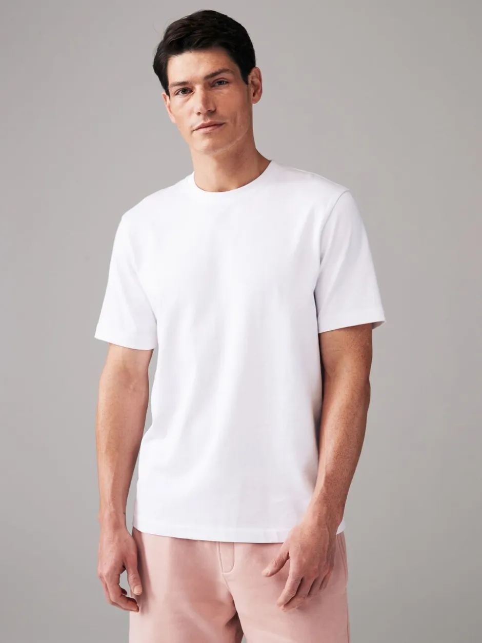 Loungewear|T-Shirts En Hemden*Next Wit - Normale Pasvorm - Zwaar T-shirt