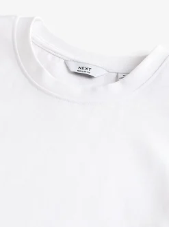 Loungewear|T-Shirts En Hemden*Next Wit - Normale Pasvorm - Zwaar T-shirt