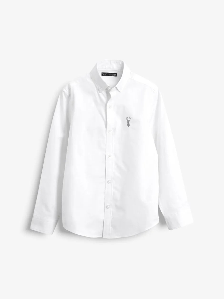 Shirts|Schoolkleding*Next Wit - Oxford overhemd (3-16 jr)