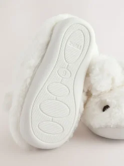 Pantoffels|Next - Pantoffels met antislip-zool Wit