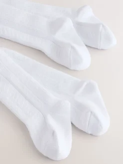 Sokken En Panty's|Gelegenheidskleding*Next Wit - Pelerine Baby Tights 2 Pack (0mths-2yrs)