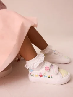 Sneakers*Next Wit - Peppa Pig Chunky Trainers with Touch Fastening