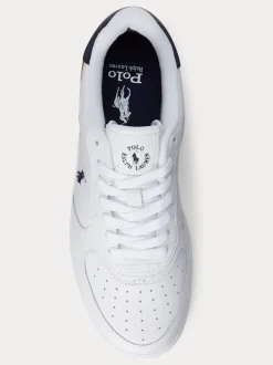 Sneakers|Polo Ralph Lauren - - Masters Court - Leren sneakers Wit