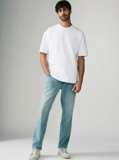 T-Shirts En Hemden|Next Wit - Relaxed fit - Verpakking van 3 T-shirts van zware stof