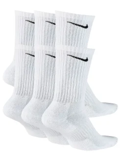 Sokken|Sokken*Nike - Ronde hals - - 6 Paar verzachte sokken voor alle dagen Wit