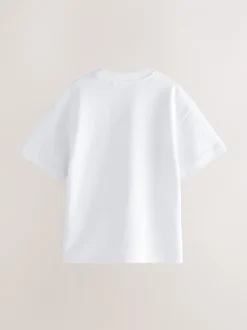 T-Shirts|Tops*Next Wit - Ruimvallend zwaar T-shirt (3-16 jr)