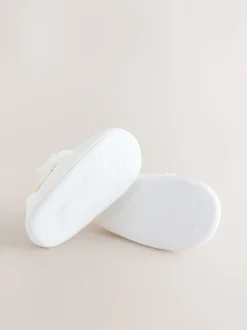 Gelegenheidskleding|Next Wit - Satin Baby Corsage Shoes (0-24mths)