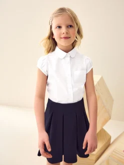 Overhemden En Blouses|Next - Schoolblouse met pofmouwen (3-16 jr) Wit
