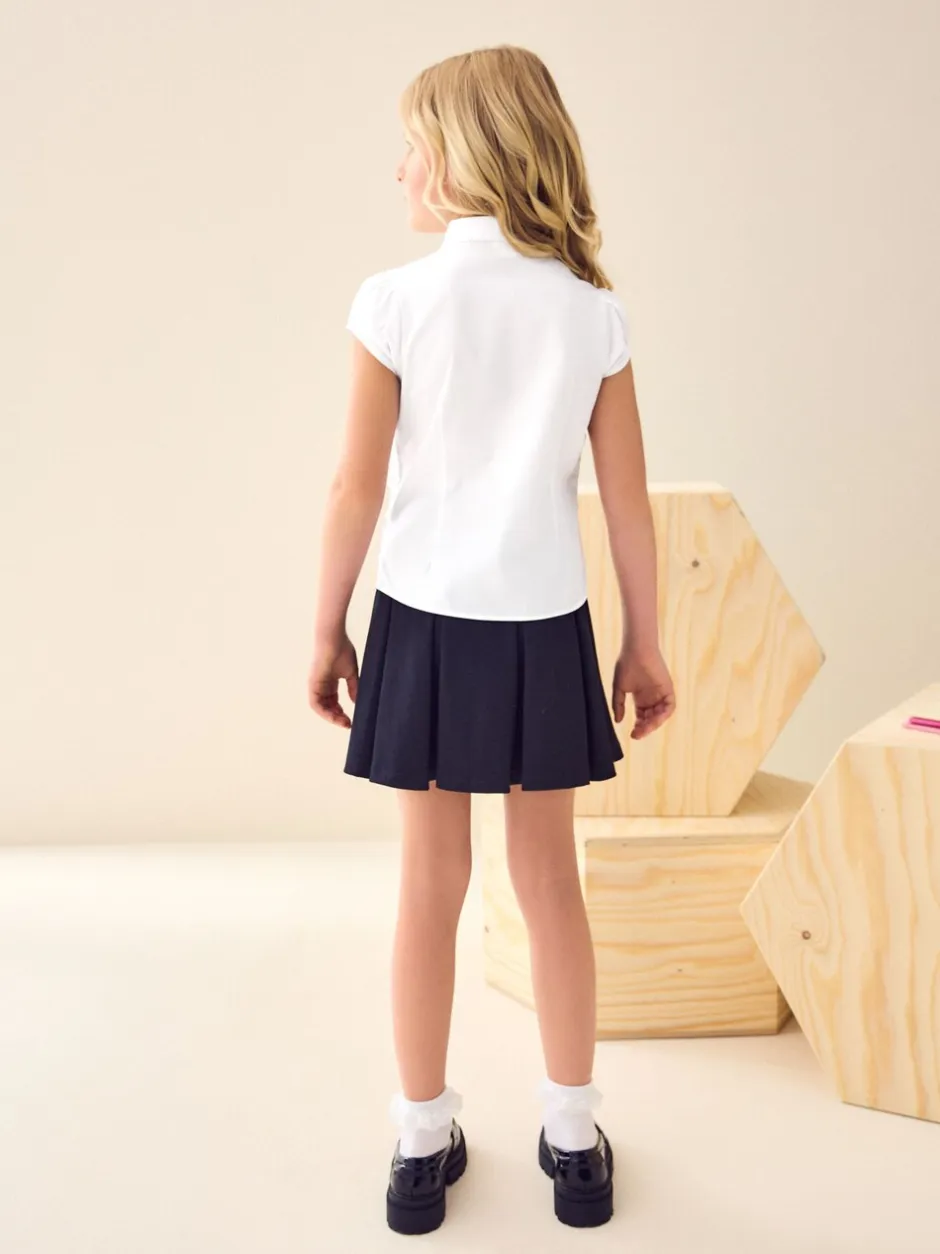 Overhemden En Blouses|Next - Schoolblouse met pofmouwen (3-16 jr) Wit