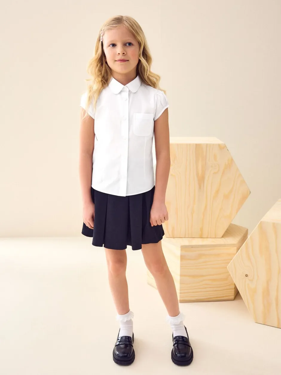 Overhemden En Blouses|Next - Schoolblouse met pofmouwen (3-16 jr) Wit