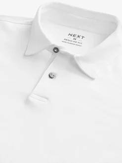 Poloshirts|Next Wit - Set van 3 jersey poloshirts met korte mouwen