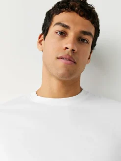 Ondergoed|Ondergoed*Next - Set van 5 T-shirts met lange mouwen en laagjes Wit
