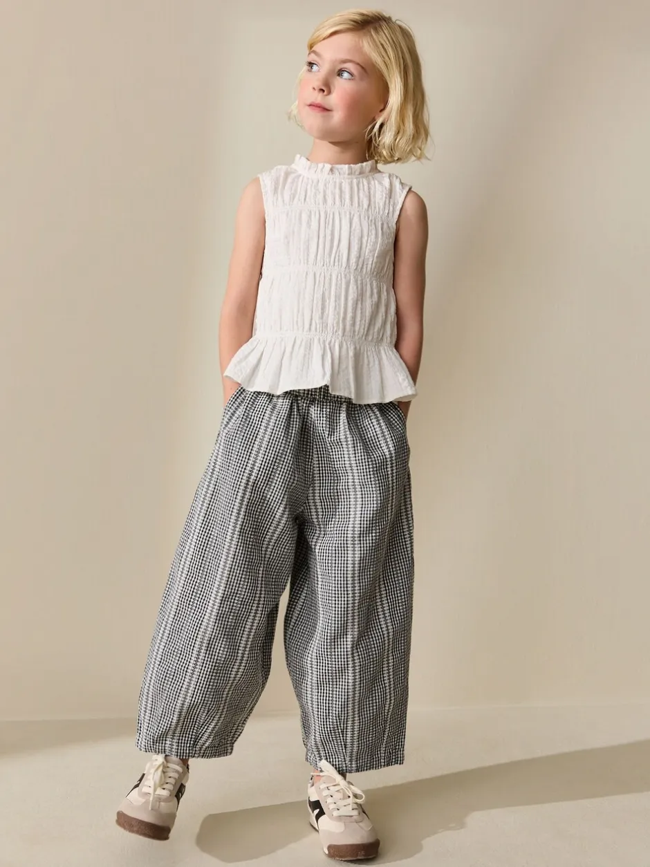Overhemden En Blouses|Next - Shirred Sleeveless Blouse (3-16yrs) Wit