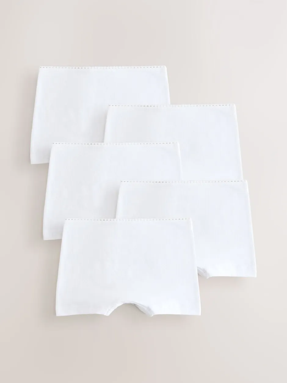 Alle Ondergoed*Next Wit - Short Briefs 5 Pack (2-16yrs)