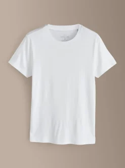 Ondergoed|Ondergoed|Next - Signature TENCEL™ Lyocell T-Shirts 2 Pack Wit
