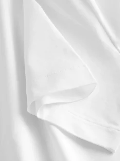 T-Shirts En Hemden|Next - Slim Fit - Signature SUPIMA® katoenen T-shirt met ronde hals Wit