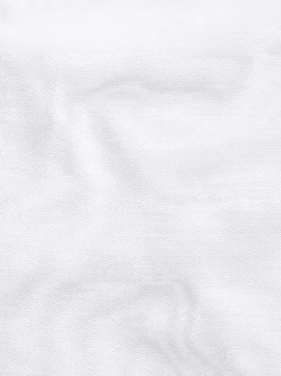 Formele Overhemden|Shirts|Next - Slim Fit - Strijkvrij net overhemd met dubbele manchet Wit