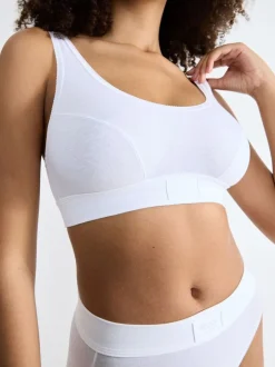 Beha's|Sportkleding*Sloggi - Double Comfort top Wit