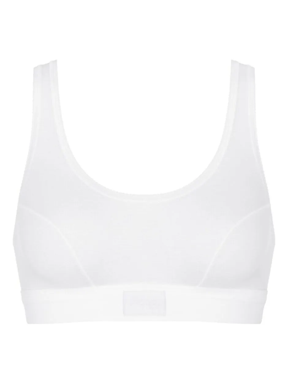 Beha's|Sportkleding*Sloggi - Double Comfort top Wit