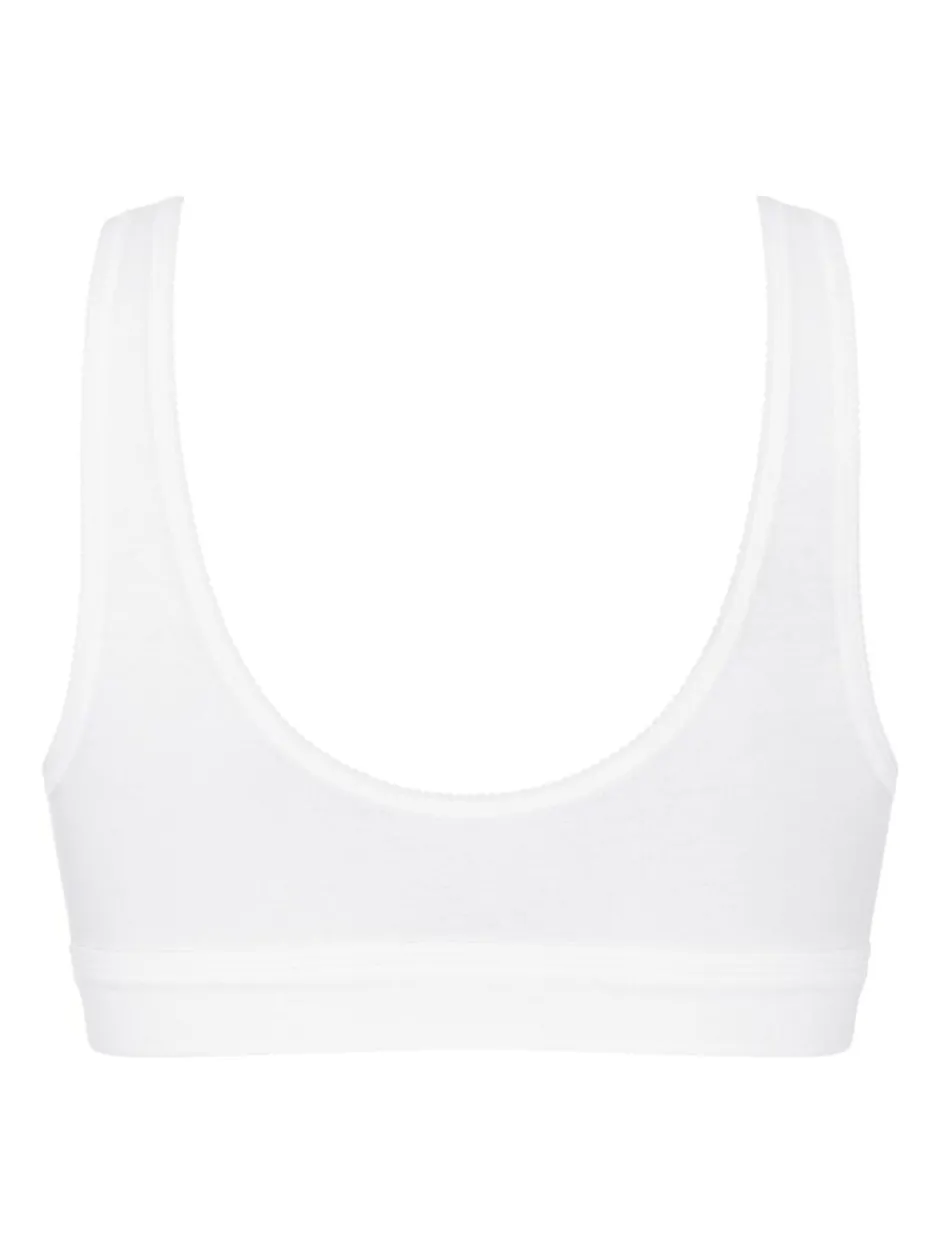 Beha's|Sportkleding*Sloggi - Double Comfort top Wit