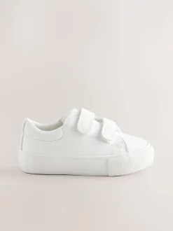 Sneakers|Sneakers*Next - Sneakers met dikke zool en klittenbandsluiting Wit