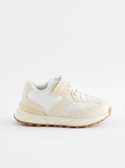 Sneakers|Sneakers|Next - Sneakers met elastische veters en klittenbandsluiting Wit