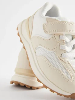 Sneakers|Sneakers|Next - Sneakers met elastische veters en klittenbandsluiting Wit