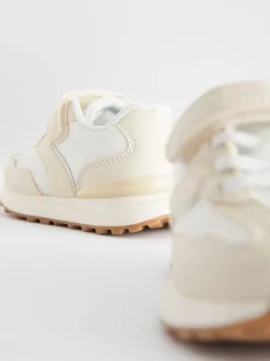 Sneakers|Sneakers|Next - Sneakers met elastische veters en klittenbandsluiting Wit