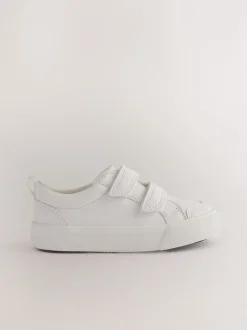 Sneakers*Next - Sneakers met twee klittenbandjes Wit