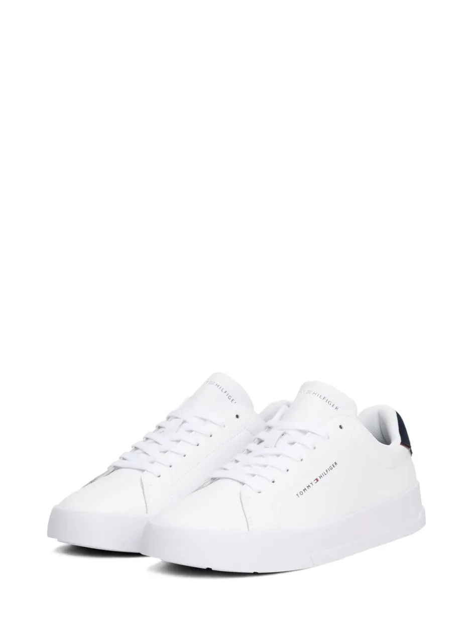 Sneakers*Tommy Hilfiger - Court Essential Leather Trainers Wit