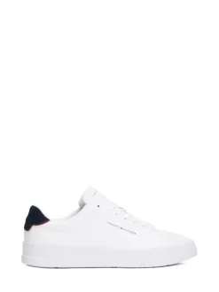 Sneakers*Tommy Hilfiger - Court Essential Leather Trainers Wit