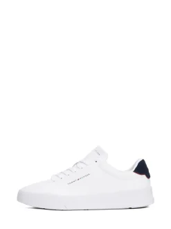 Sneakers*Tommy Hilfiger - Court Essential Leather Trainers Wit