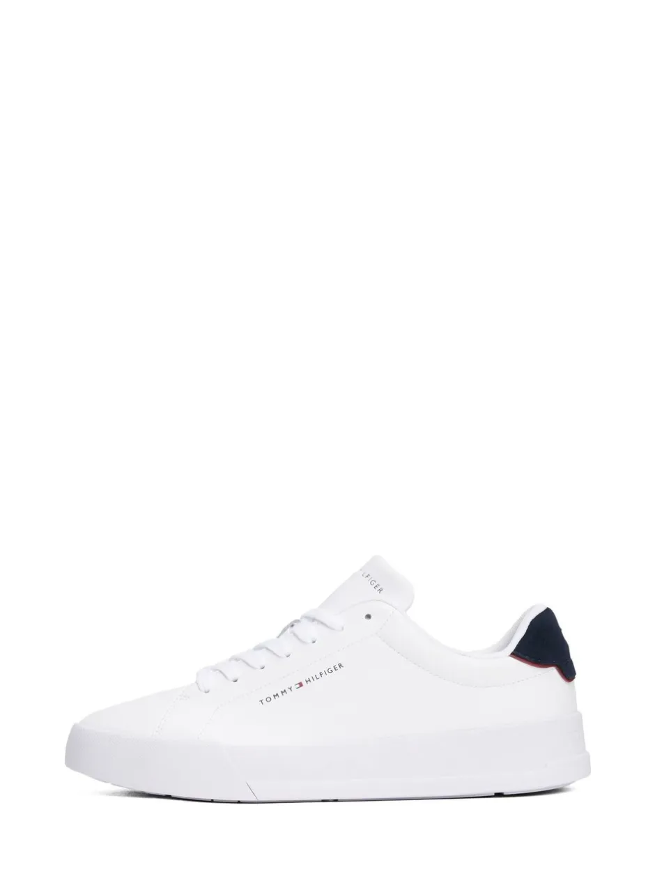 Sneakers*Tommy Hilfiger - Court Essential Leather Trainers Wit