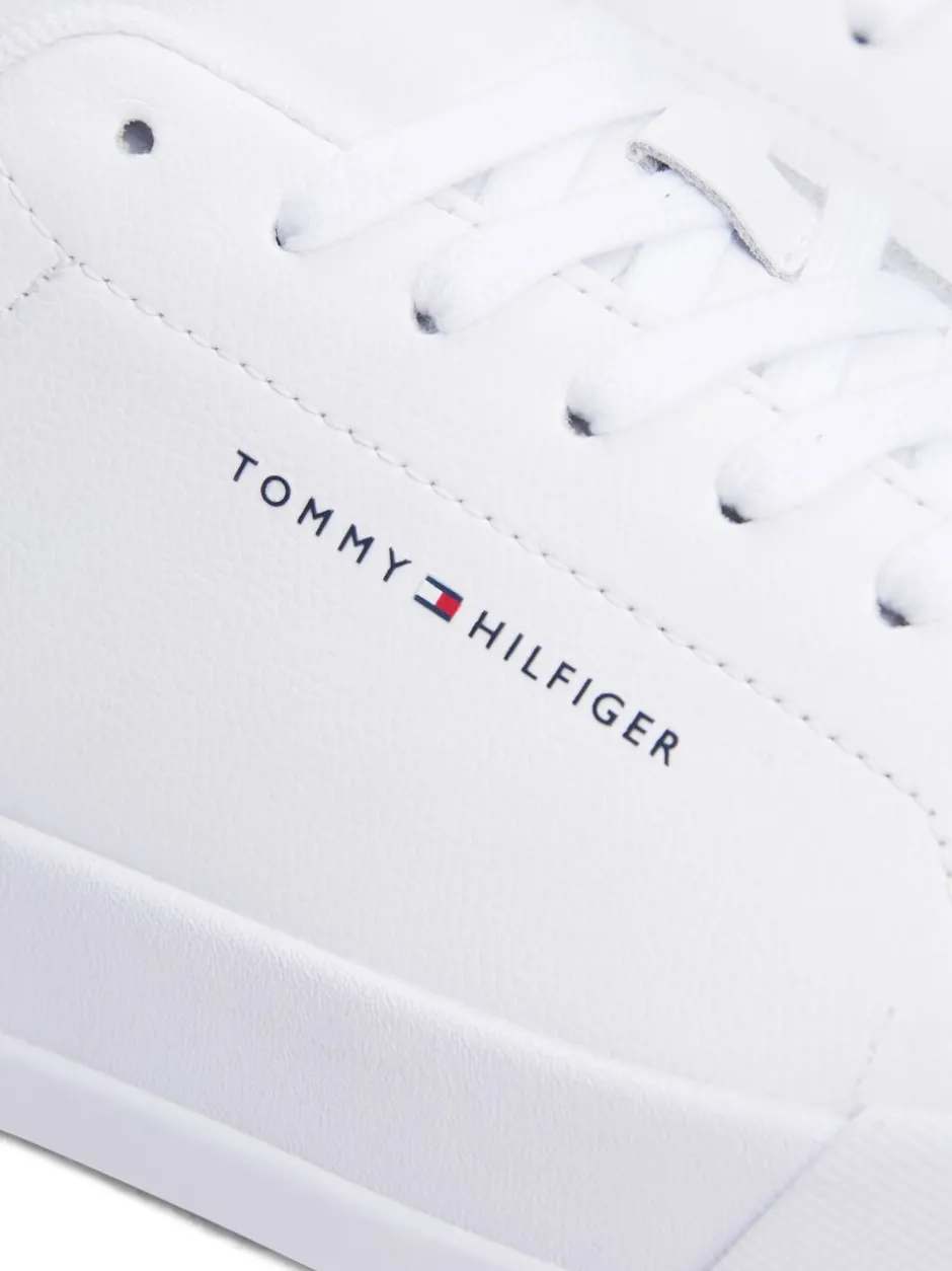 Sneakers*Tommy Hilfiger - Court Essential Leather Trainers Wit
