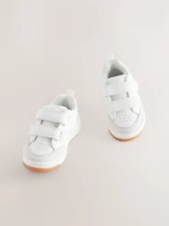 Sneakers|Sneakers|Next - Trainers met Klittenbandsluiting en twee banden Wit