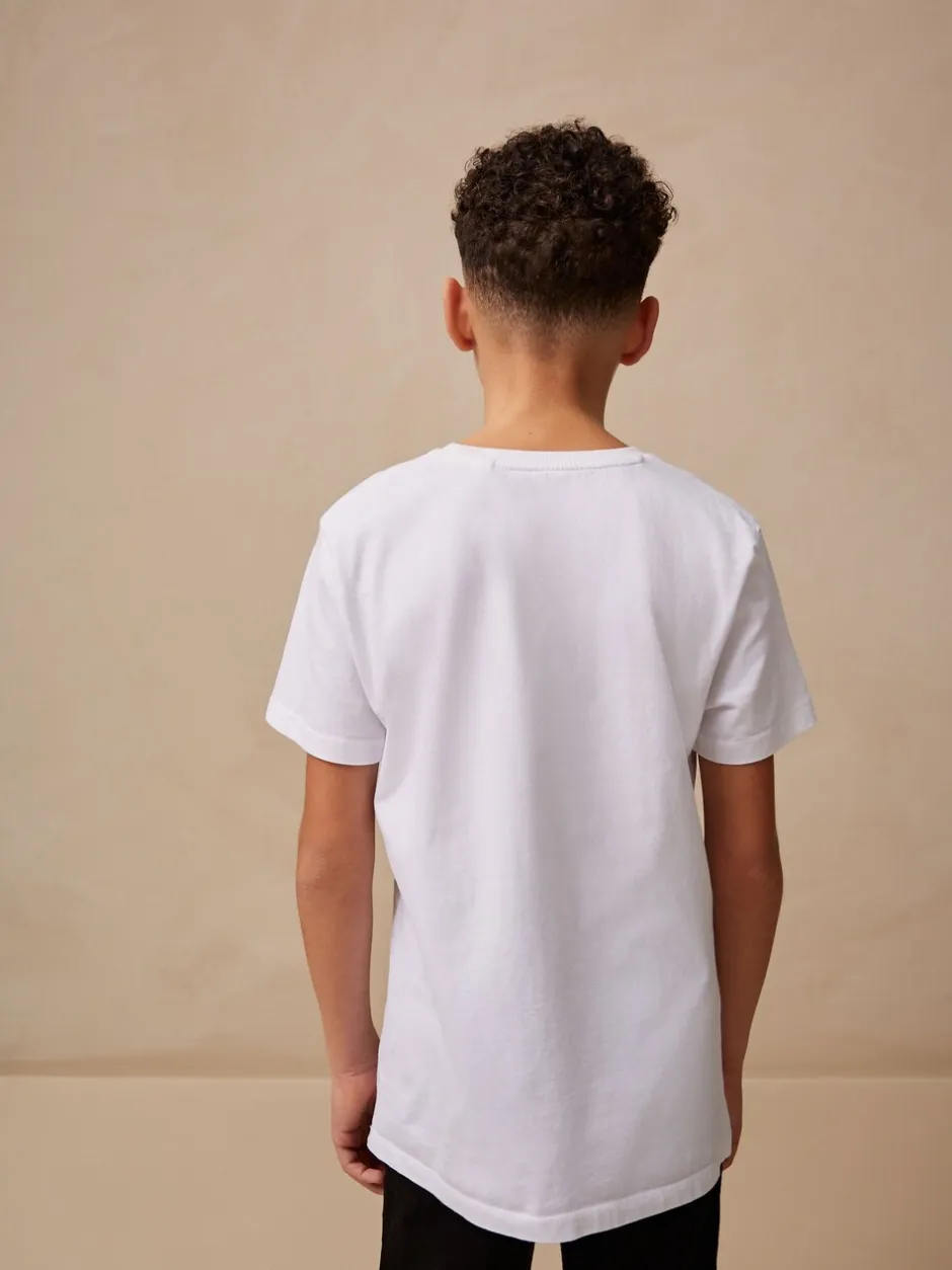 T-Shirts|Tops|Next Wit - T-shirt met korte mouwen (3-16jr)
