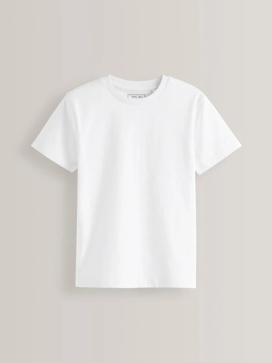 T-Shirts|Tops|Next Wit - T-shirt met korte mouwen (3-16jr)