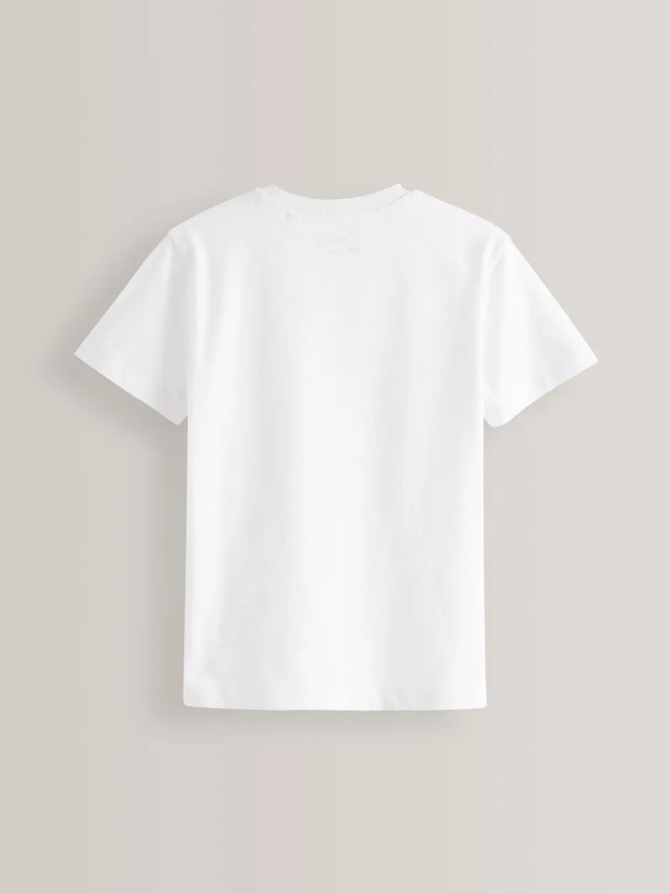 T-Shirts|Tops|Next Wit - T-shirt met korte mouwen (3-16jr)