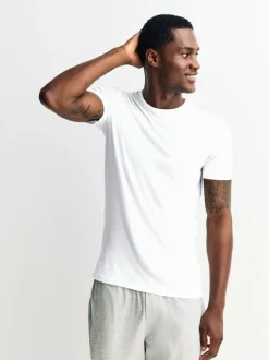 Ondergoed|Ondergoed|Next Wit - Verpakking van 2 - Modal Layering T-Shirt