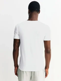 Ondergoed|Ondergoed|Next Wit - Verpakking van 2 - Modal Layering T-Shirt